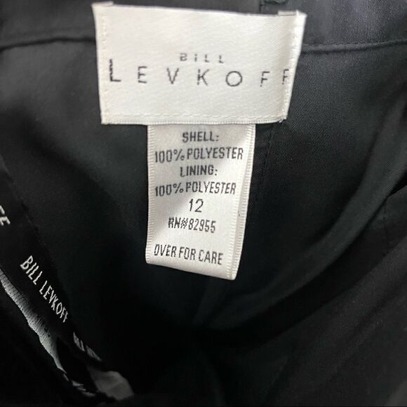 NWT Bill Levkoff Strapless Black Mini Dress - Picture 7 of 7